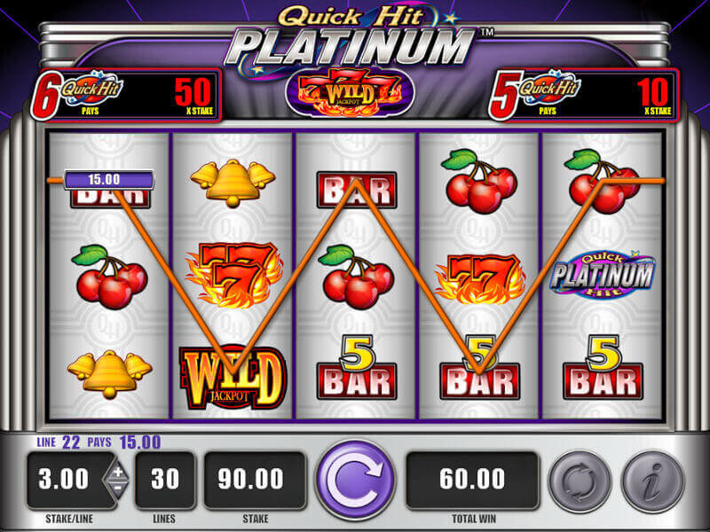 Características de las máquinas tragamonedas Casino Quick Hit